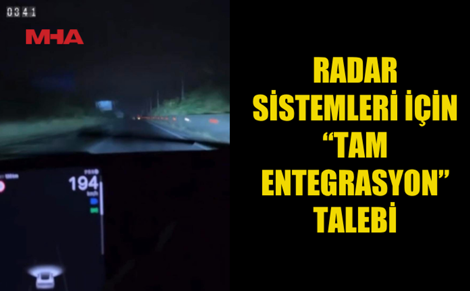200 KM HIZLA TEHLİKELİ SÜRÜŞ KAYDEDİLDİ