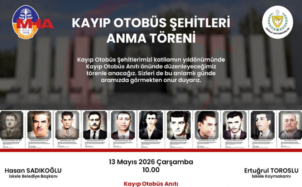 KAYIP OTOBÜS ŞEHİTLERİ KATLİAMIN YILDÖNÜMÜNDE ANILACAK