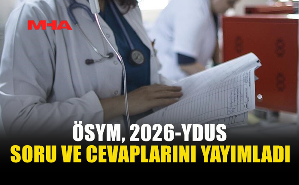 YDUS SORU KİTAPÇIĞI ERİŞİME AÇILDI