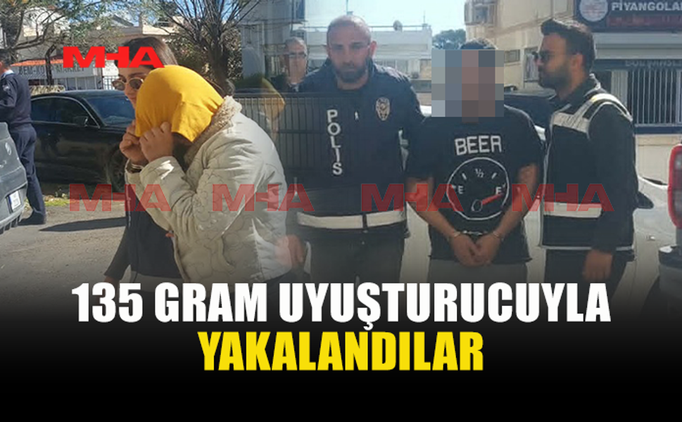 GAZİMAĞUSA'DA METAMFETAMİN İLE YAKALANAN ZANLILAR TUTUKLANDI