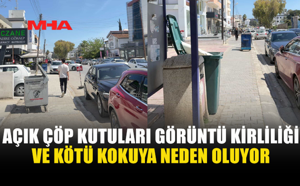 SALAMİS YOLUNDA ÇÖP KUTULARI KÖTÜ KOKUYA NEDEN OLUYOR