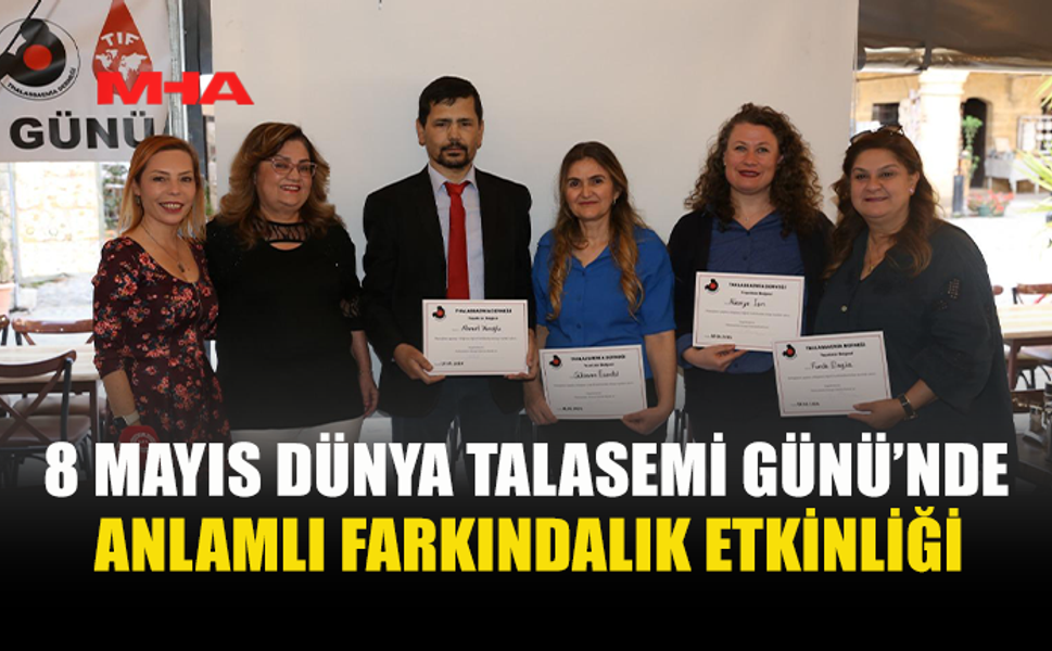 DÜNYA TALASEMİ GÜNÜ’NDE FARKINDALIK MESAJI
