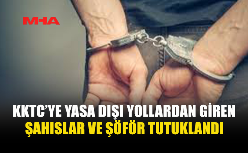 KKTC'YE YASA DIŞI GİRİŞ YAPAN 5 KİŞİ YAKALANDI