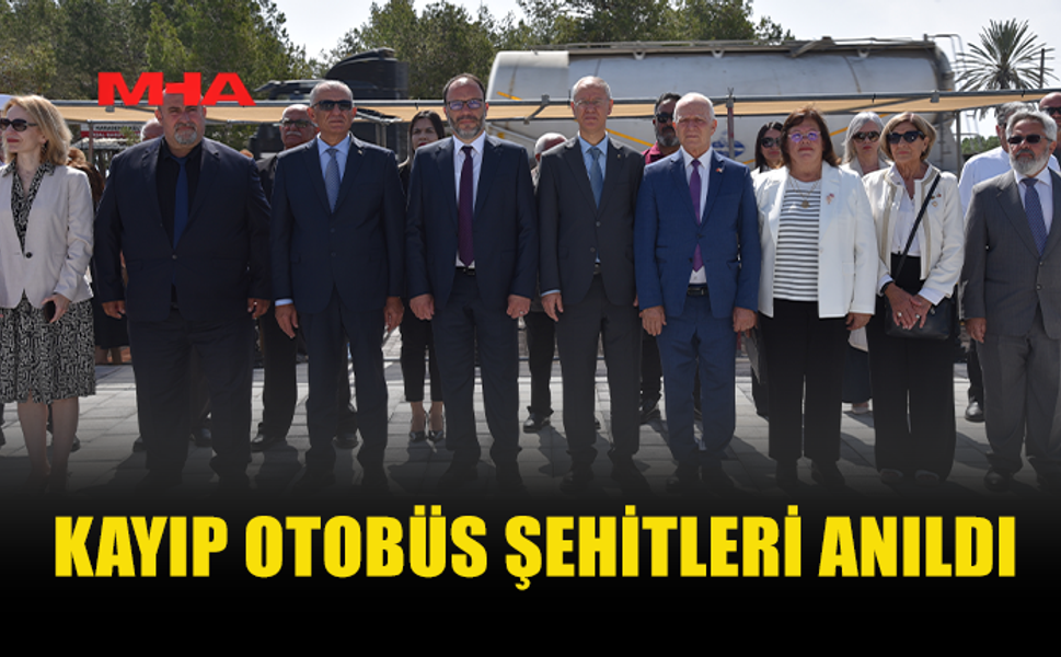 KAYIP OTOBÜS ŞEHİRLERİ İÇİN ANMA TÖRENİ DÜZENLENDİ