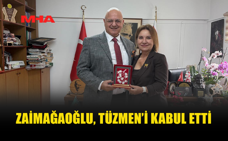 KÜLTÜR DAİRESİ MÜDÜRÜ ZAİMAĞAOĞLU, “35. DÜNYA EĞİTİM ZİRVESİ’NDE" ÖDÜL ALAN TÜZMEN’İ KABUL ETTİ