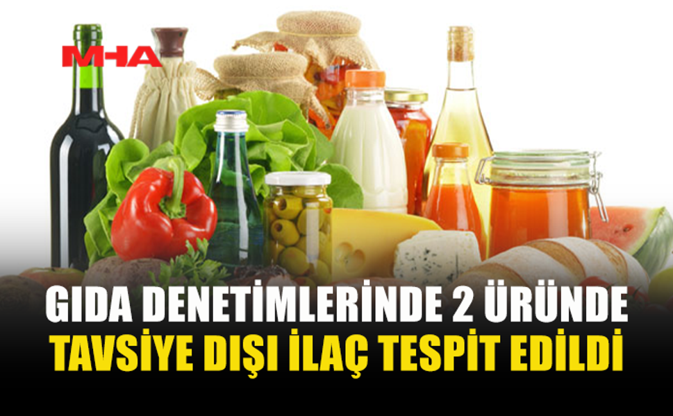 GIDA DENETİMLERİNDE İKİ ÜRÜNDE OLUMSUZ SONUÇ