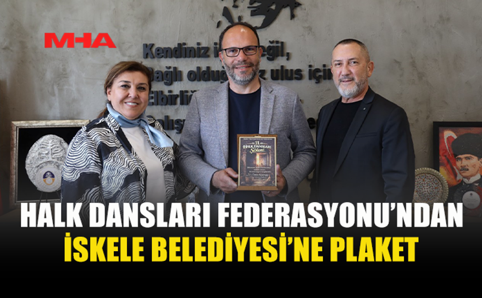 KIBRIS TÜRK HALK DANSLARI FEDERASYONU, İSKELE BELEDİYE BAŞKANI SADIKOĞLU’NU ZİYARET ETTİ