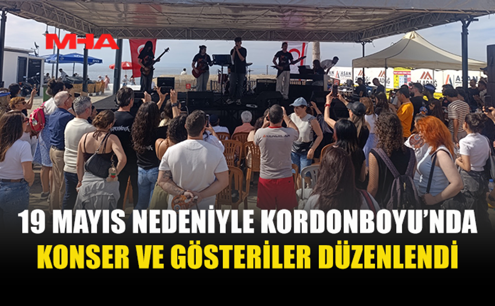 GİRNE’DE 19 MAYIS COŞKUSU KORDONBOYU’NA TAŞTI