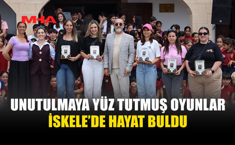 GELENEKSEL ÇOCUK OYUNLARI İSKELE’DE YENİDEN HAYAT BULDU