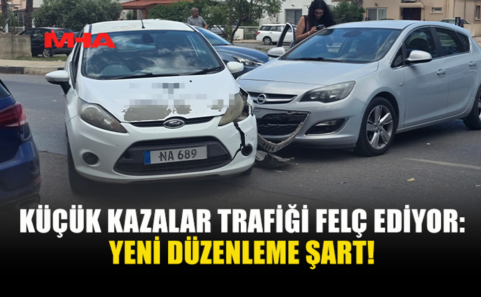 MADDİ HASARLI KAZALAR YOLLARI FELÇ EDİYOR