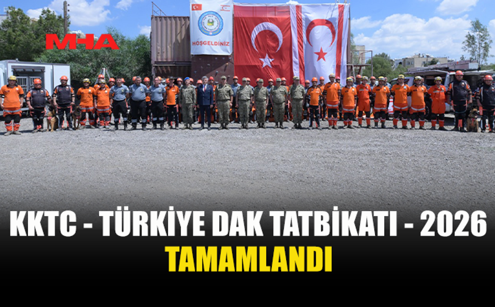 KKTC-TÜRKİYE DAK TATBİKATI BAŞARIYLA TAMAMLANDI