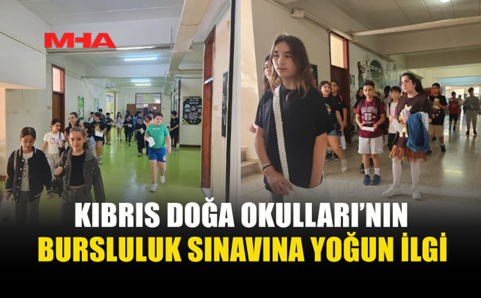 KIBRIS DOĞA OKULLARI’NDA 412 ÖĞRENCİ SINAV HEYECANI YAŞADI