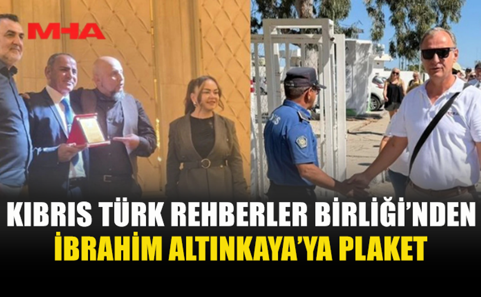 MARAŞ BÖLGESİNDE GÖREVLİ POLİSE ANLAMLI PLAKET