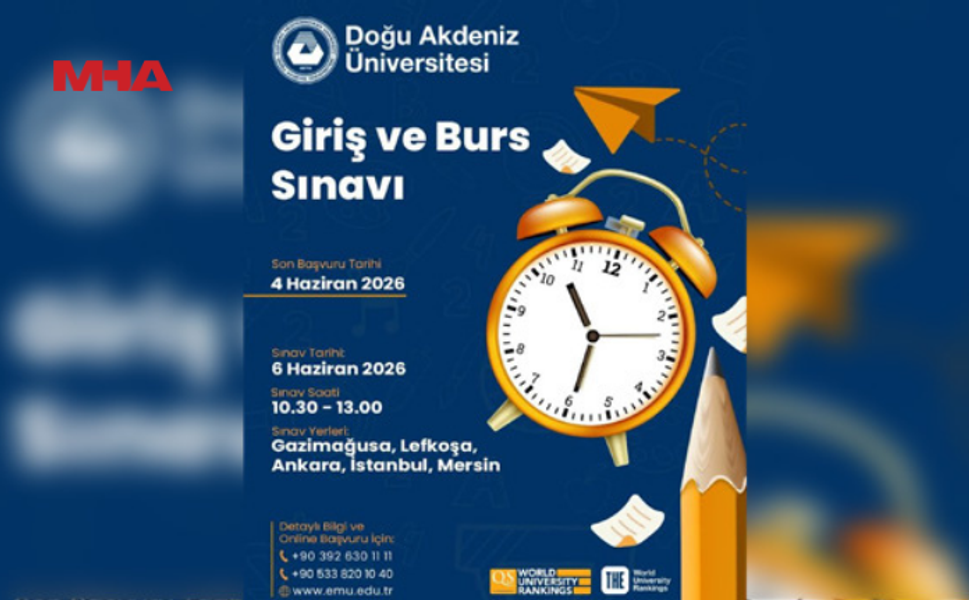 DAÜ GİRİŞ VE BURS SINAVI’NA BAŞVURULAR İÇİN 4 HAZİRAN SON GÜN