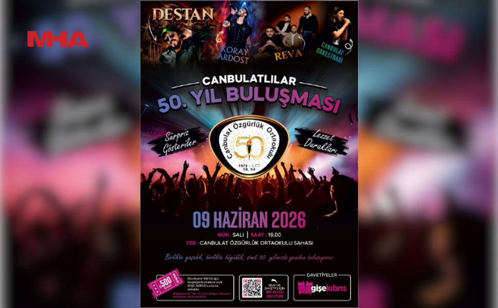 CANBULAT ORTAOKULU MEZUNLARI YARIN AKŞAM BİR ARAYA GELİYOR