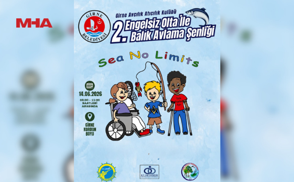 GİRNE’DE PAZAR GÜNÜ “2. ENGELSİZ OLTA İLE BALIK AVLAMA ŞENLİĞİ” DÜZENLENECEK