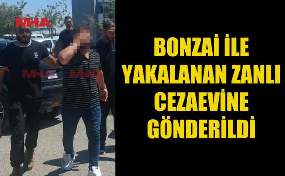 BONZAİ ZANLISI HAPSE GÖNDERİLDİ