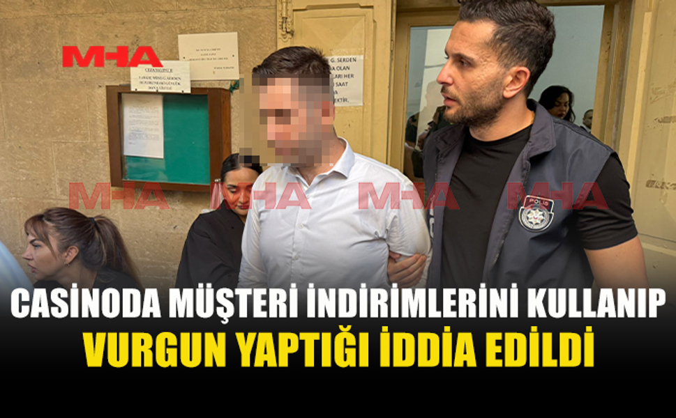 CASİNODAN 103 BİN TL’LİK VURGUN YAPTIĞI İDDİA EDİLDİ
