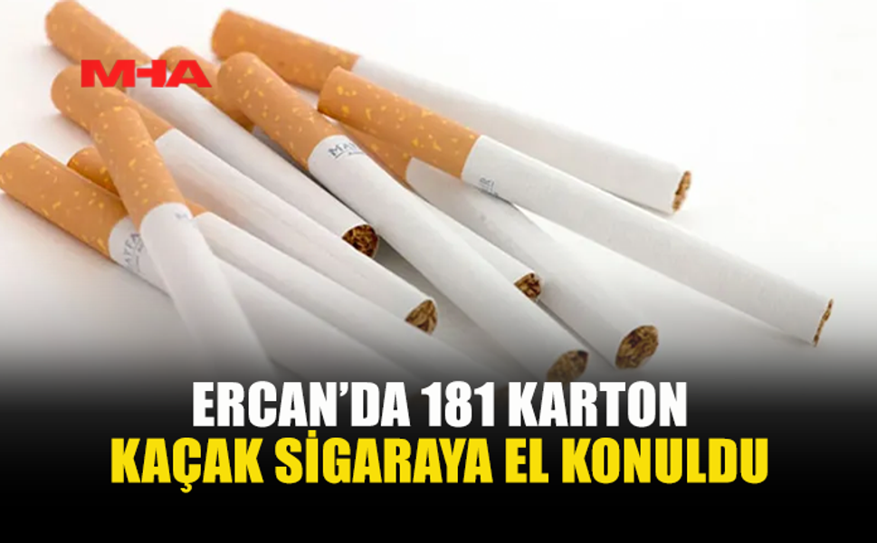 181 KARTON SİGARAYI ÜLKEDEN ÇIKARMAYA ÇALIŞTILAR