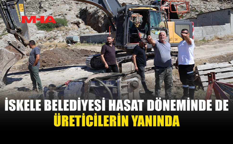 İSKELE'DE OVA YOLLARINDA İYİLEŞTİRME ÇALIŞMALARI BAŞLADI