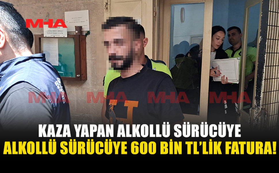 ELEKTRİK DİREĞİNE ÇARPAN ALKOLLÜ SÜRÜCÜ MAHKEMEYE ÇIKARILDI