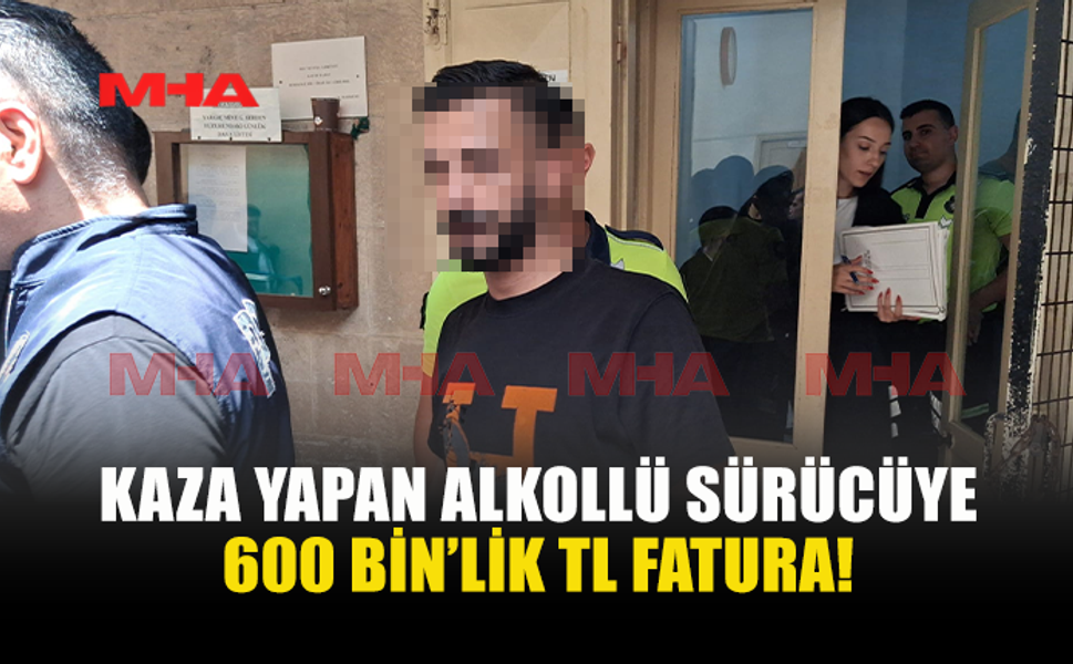 ELEKTRİK DİREĞİNE ÇARPAN ALKOLLÜ SÜRÜCÜ MAHKEMEYE ÇIKARILDI