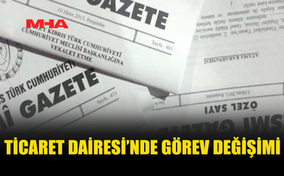 TİCARET DAİRESİ MÜDÜRÜ SEVİL YÖNLÜER GÖREVDEN ALINDI