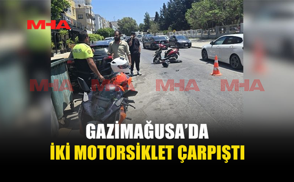 SALAMİS YOLUNDA KORKUTAN KAZA