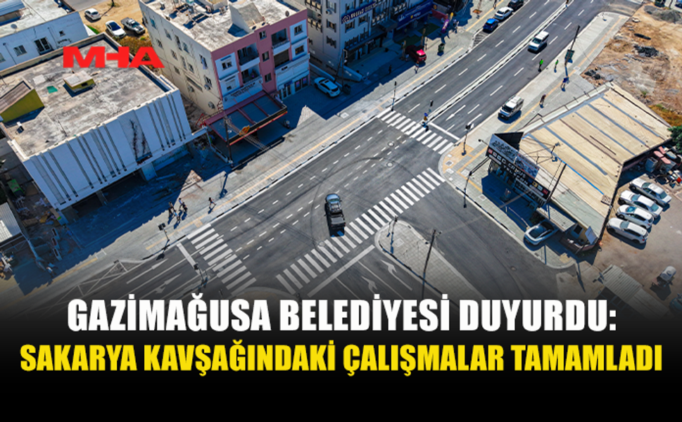 SAKARYA KAVŞAĞI’NDA ÇİZGİLENDİRME ÇALIŞMALARI BİTTİ