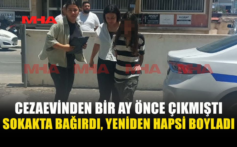 SOKAKTA BAĞIRDI, CEZAEVİNE GÖNDERİLDİ