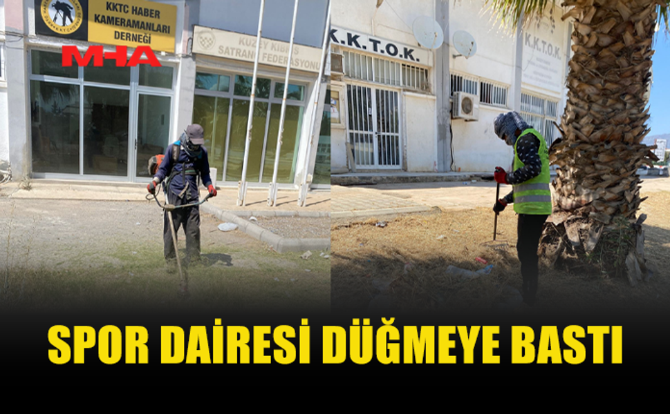 SPOR DAİRESİ'NDEN SPOR TESİSLERİNE BAKIM HAMLESİ