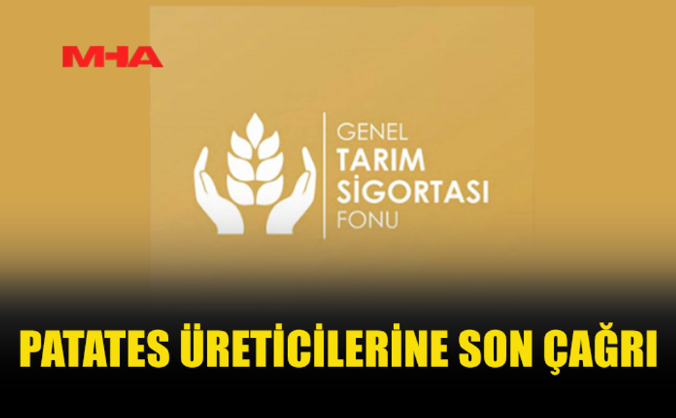 PATATES ÜRETİCİLERİ İÇİN İTİRAZ SÜRESİ ÇARŞAMBAYA KADAR UZATILDI