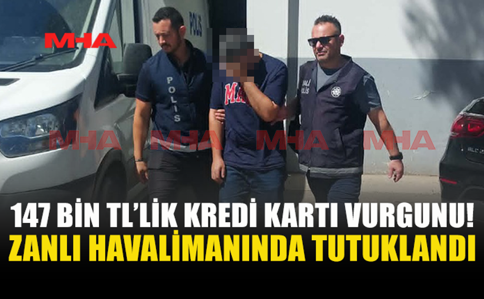 147 BİN TL’LİK KREDİ KARTI VURGUNU İLE SUÇLANIYOR