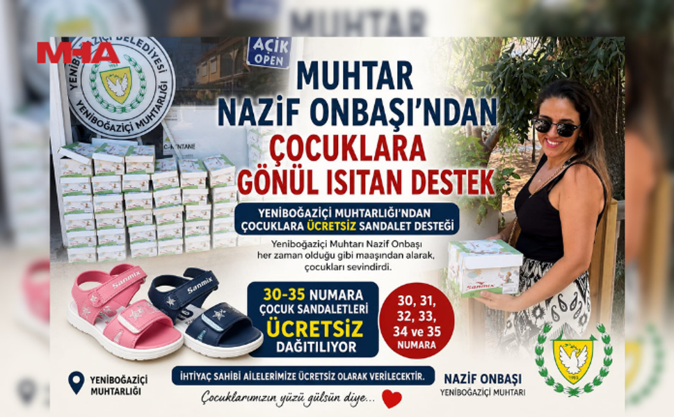 MUHTAR NAZİF ONBAŞI'NDAN ÇOCUKLARA GÖNÜL ISITAN DESTEK
