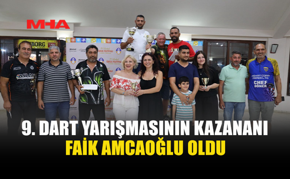 9. DART YARIŞMASINDA BİRİNCİLİK AMCAOĞLU’NUN