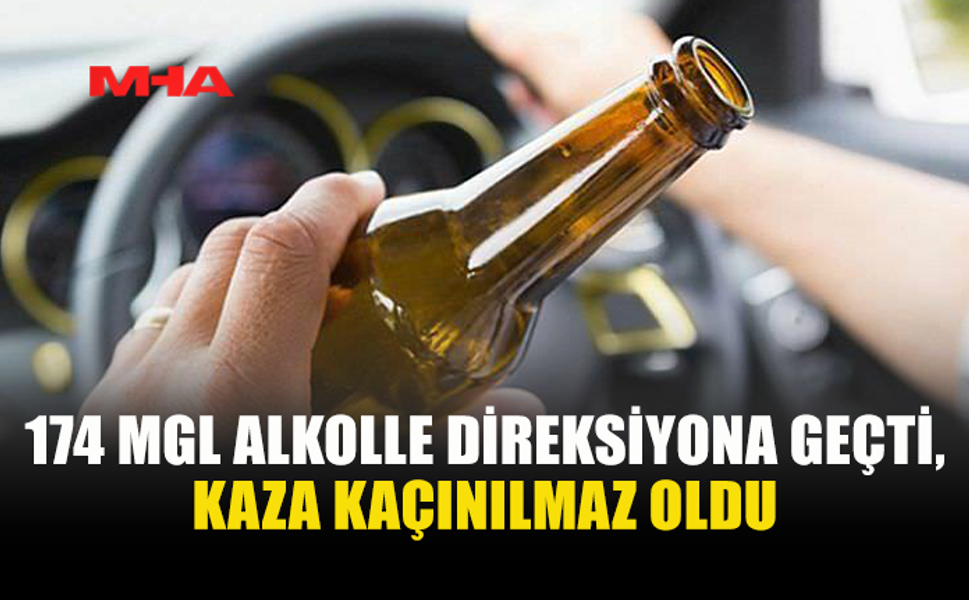 GAZİMAĞUSA-KARPAZ YOLUNDA ALKOLLÜ SÜRÜCÜ KAZA YAPTI