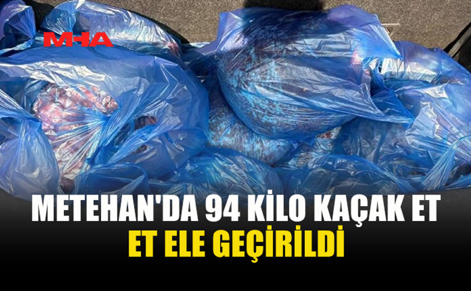 GÜMRÜĞE TAKILDI! 94 KİLOLUK KAÇAK ET İMHA EDİLDİ