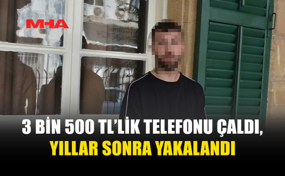 MİSAFİR KALDIĞI EVDEN TELEFON ÇALDI, YAKAYI ELE VERDİ