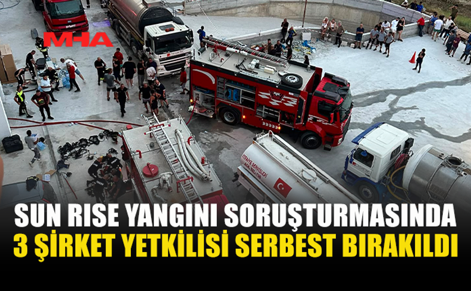 İSKELE’DEKİ YANGINLA İLGİLİ ÜÇ ŞİRKET DİREKTÖRÜ SERBEST BIRAKILDI