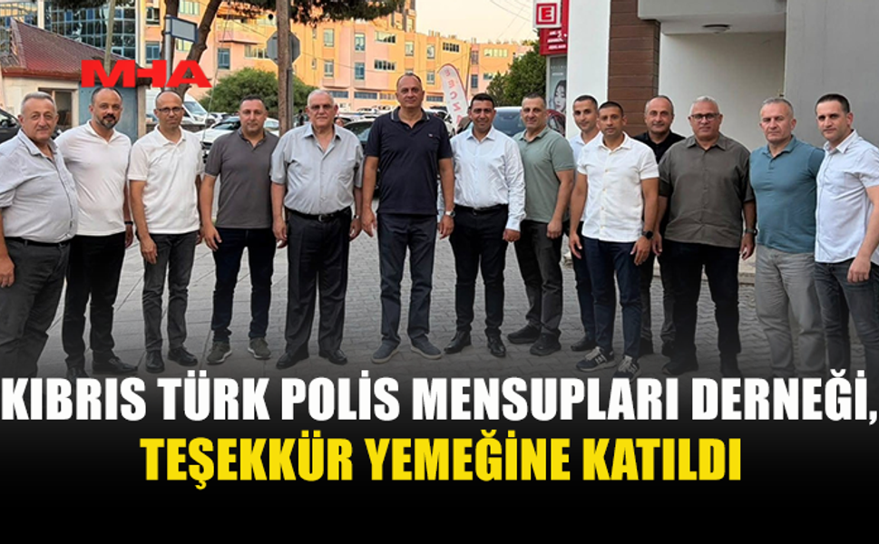 POLİS ÖRGÜTÜ YASASI İÇİN EMEK VERENLERE TEŞEKKÜR