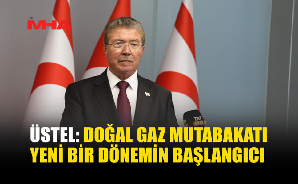 ÜSTEL: DOĞAL GAZ PROJESİ STRATEJİK BİR VİZYONDUR