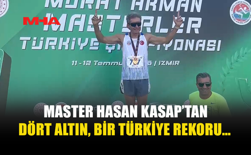 HASAN KASAP’TAN TARİHİ BAŞARI: TÜRKİYE REKORU KIRDI