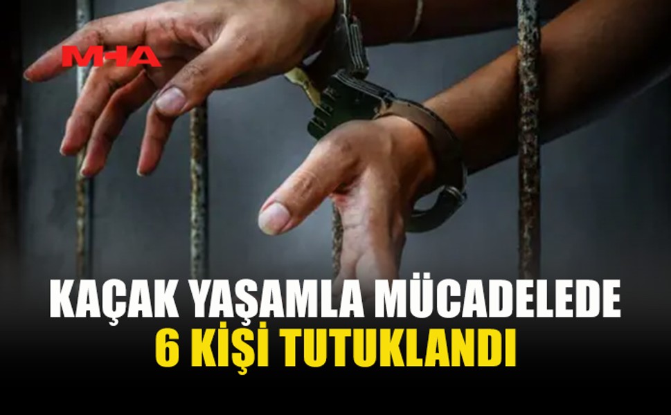 ÜLKE GENELİNDE DENETİMLER SIKLAŞTI: 6 KAÇAK YAKALANDI