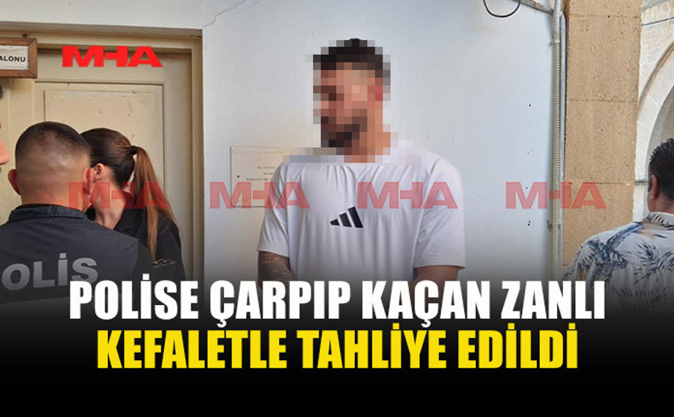 105 KİLOMETRE HIZLA POLİSE ÇARPTI, TUTUKSUZ YARGILANACAK