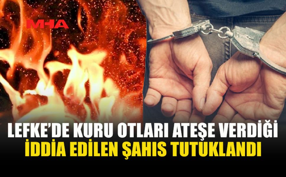LEFKE'DE YANGINA NEDEN OLAN ŞAHIS TUTUKLANDI