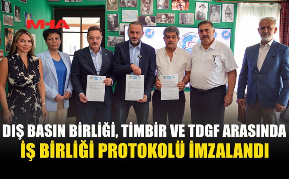 DIŞ BASIN BİRLİĞİ, TİMBİR VE TDGF'DEN GÜÇ BİRLİĞİ