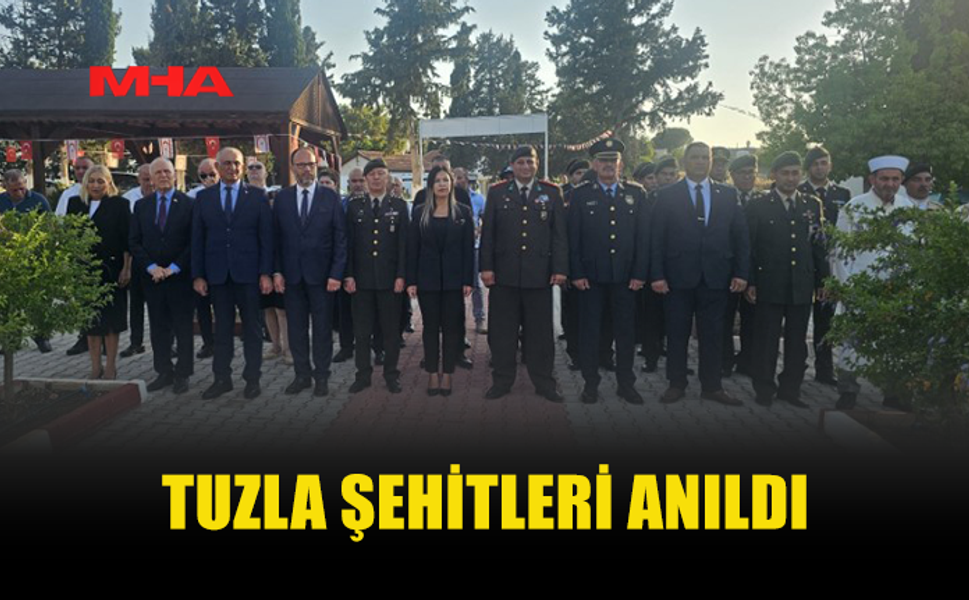 TUZLA ŞEHİTLERİ İÇİN TÖREN DÜZENLENDİ