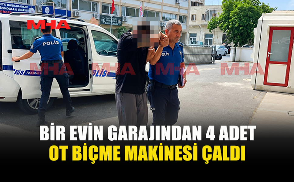 GARJDAN 4 OT BİÇME MAKİNESİ ÇALDIĞI İDDİA EDİLDİ