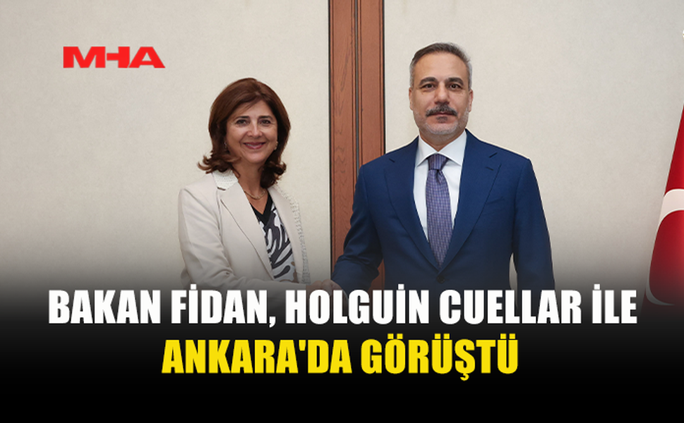 FİDAN, HOLGUIN İLE KIBRIS’I KONUŞTU