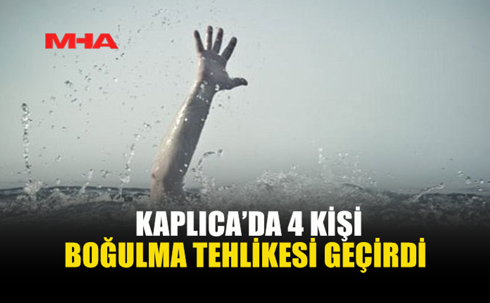 KAPLICA'DA BOĞULMA TEHLİKESİ GEÇİREN 4 KİŞİ HASTANEYE KALDIRILDI